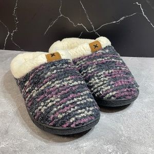 Beho Home Slippers Black/purple Size L 11-12